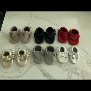 Freshly picked baby shoes
